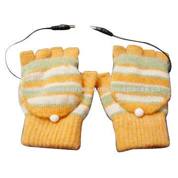 electric fingerless gloves