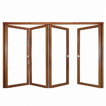 Folding Door With Single Double Art Gl Aluminum Material Perfect Folding Door China