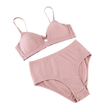 China La ropa interior suave de las mujeres del bralette al por mayor del  algodón fija, sistema atractivo del sujetador del triángulo encendido  Global Sources,sistemas de la ropa interior de las mujeres,sujetador