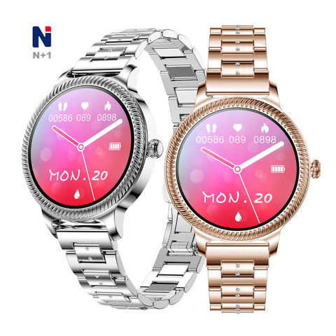 China Deporte en tiempo real redondo Smartwatch del ritmo cardíaco de la  pantalla NWK06 24h de los Gps Reloj de la pulsera del Smart Watch de las  mujeres encendido Global Sources,Reloj elegante,Pulsera