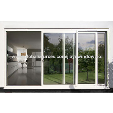 China Hot Sale Double Glass Aluminum Frame Folding Door From
