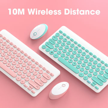 China Pink Keyboards With Mouse Wireless Keyboard For Pc Computer Laptop Desktop Tablet Gamer Cute Set On Global Sources Bluetooth Keyboard Wireless Keyboard Keyboard Mouse Set