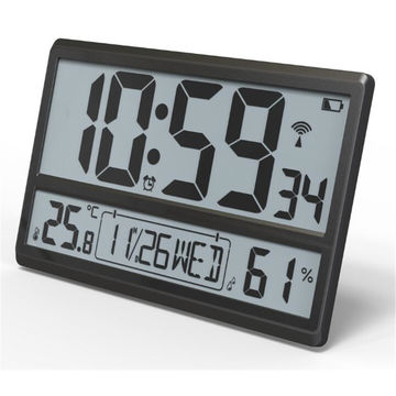 China Big Size Digital Table Wall Clock Battery Operated On Global Sources - Battery Operated Lighted Wall Clocks