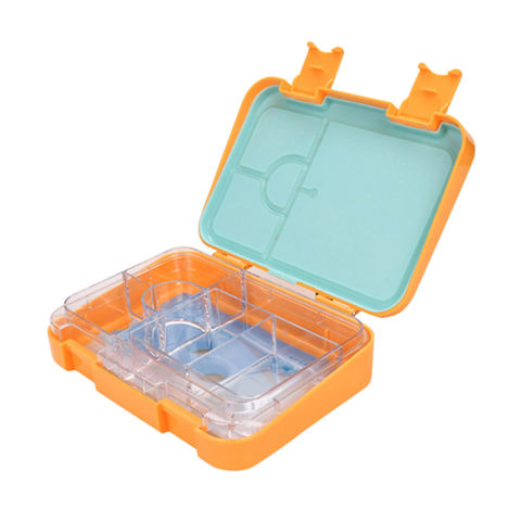 China Plastic Lunch Box Sealed Tritan Grid Design Picnic School Student ...