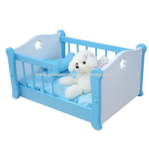 China Luxury Style Blue Wooden Dog Bunk, Luxury Dog Bunk Beds