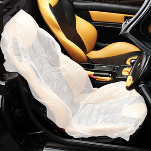China Clear Plastic Pe Disposable Weatherproof Auto Seat Cover On Global Sources Car - Clear Disposable Plastic Car Seat Covers