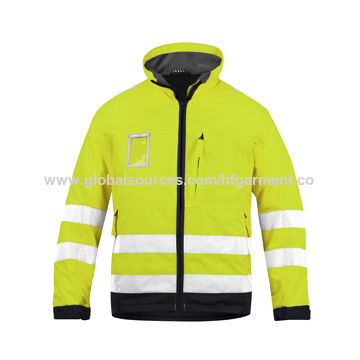 safety yellow winter coat