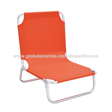 armless beach chair
