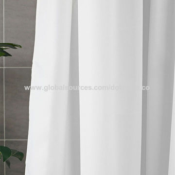 Fabric Oxford Curtain, Black White Shower Curtain Fabric