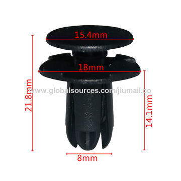 China Automotive Plastic Push Type Fastener From Shanghai