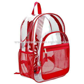 fashionable clear backpacks