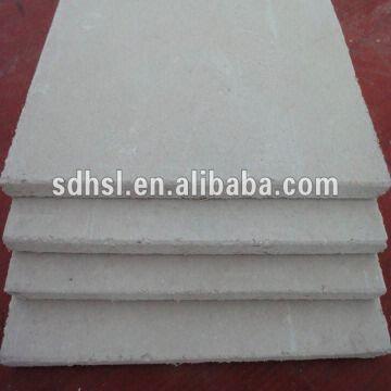 Fire Proof Wood Fibre Gypsum Board Fibrous Plasterboard