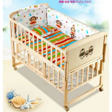 baby swing bed wooden