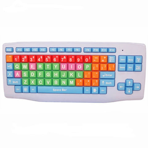 chinahot selling new ergonomic design waterproof colors plug and play kids keyboard children keyboard on global sources children keyboard