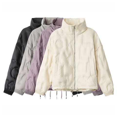 high low puffer coat