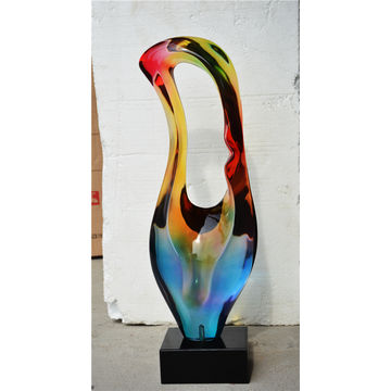 clear resin sculpture