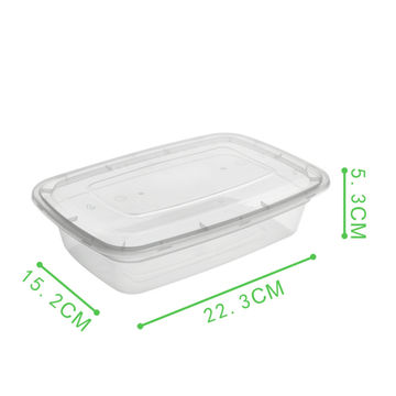 China 1000ml Pp American Rectangular Box Disposable Food Containers On Global Sources Disposable Bowls Rectangular Box Plastic Bowls