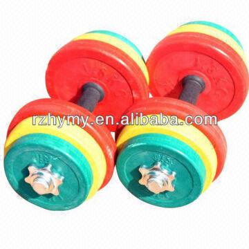 rubber adjustable dumbbells