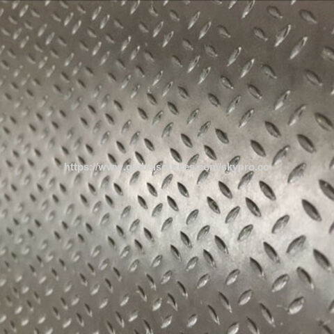 China Rice Pattern Anti Slip Matting Black Emboss Top New And