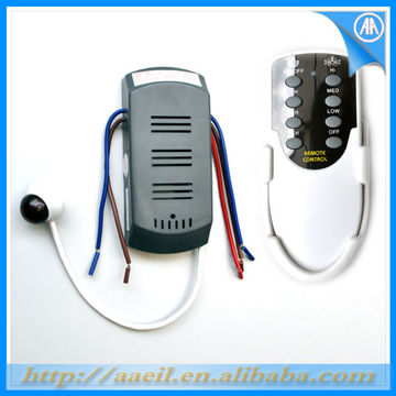 Ceiling Fan And Light Remote Control With Rectangular Ir Receiver