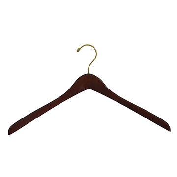 China Wooden Clothes Hanger With Turn Back Hook Suit Coat On Wooden Clothes Hanger China