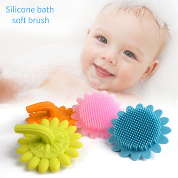 silicone baby hair brush
