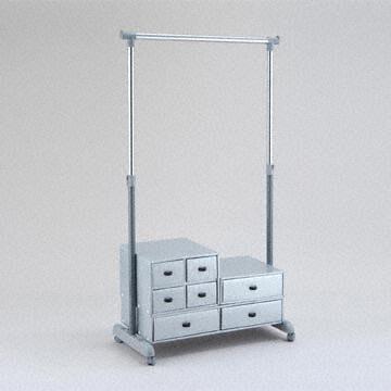 Single Bar Garment Rack With Multiple Drawers Global Sources