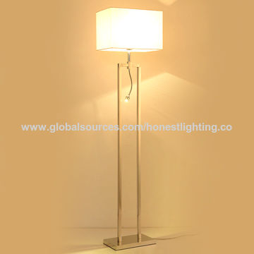 modern stainless steel floor lamps