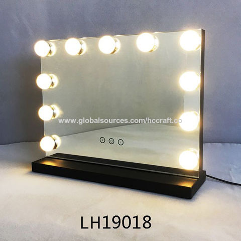 Led Lighted Mirror Hollywood Style, Hollywood Lights Vanity