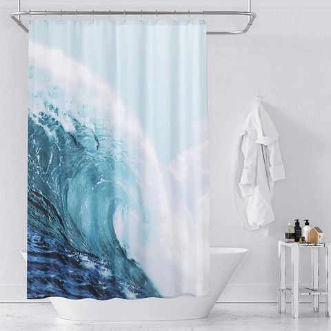 Bathroom Shower Curtain, Custom Made Fabric Shower Curtains