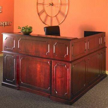 Reception Desk P2 Board Made Of Imported Veneer With Antique Style Global Sources