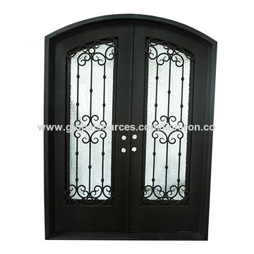 Beautiful Fancy Wrought Iron Wine Cellar Door With Leaves Global