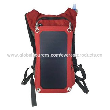 backpack with mobile charger