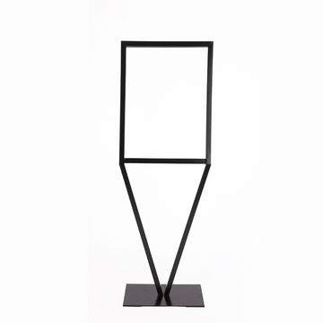 Promotional Vertical Banner Stand Metal Display Outdoor Indoor