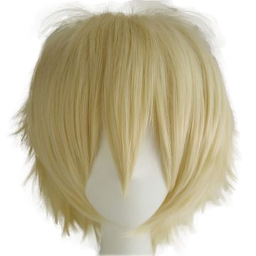 blonde spiky wig