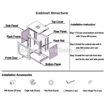 China 19 6u Wall Mount Server Rack From Ningbo Trading Company