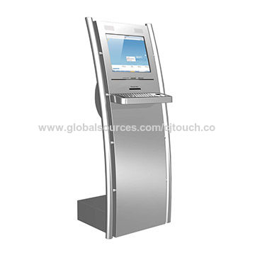 Chinafloor Standing 17inch Touch Screen Information Kiosk For Information Checking On Global Sources