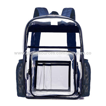 custom clear backpacks