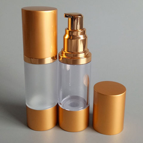 Download China 20ml 50ml Matte Golden Cosmetic Creams Airless Pump Bottle On Global Sources Airless Frosted Bottle