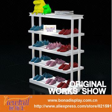 Shoe Store Decoration Kids Shoe Multilayer Wooden Shoe Display Rack Global Sources