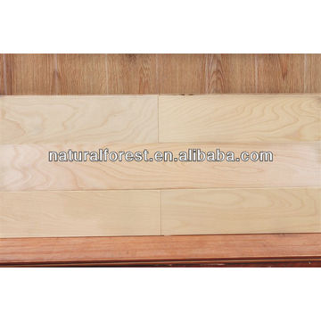 Natural Birch Enginered Wood Flooring Multi Ply Light Uv Finished