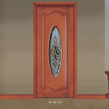 Round Top Design Teak Wood Material Interior Door For Room