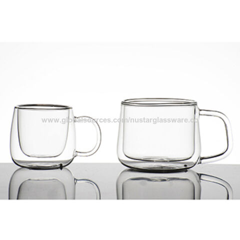 insulated glass coffee mugs