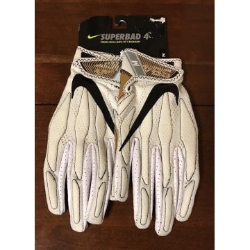 black and gold nike football gloves