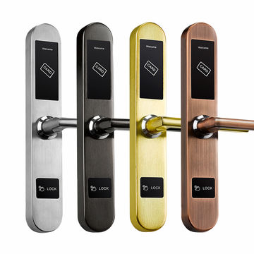 Hotel Door Lock 304 Stainless Steel Key Card Door Lock For