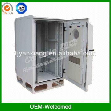 19 Inch Rack Outdoor Telecom Cabinet For Base Station Equipment