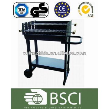 Rectangular Barbecue Cart Bbq Grill 1 Rectangle Design With Trolly For Easy Moving 2 Easy Ass Global Sources