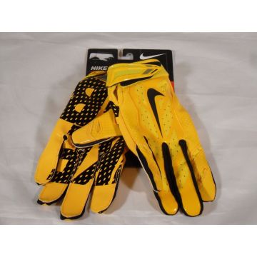yellow nike football gloves