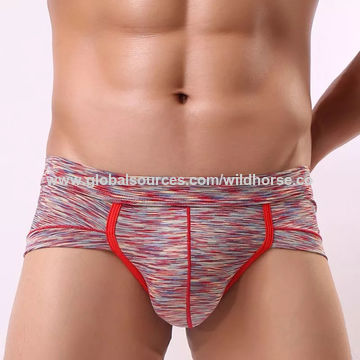 Mens Comfortable Underwear Running Horses Boxer Briefs for Men