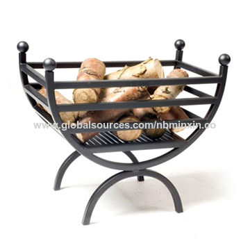 China Fireplace Log Holder Wrought Iron Indoor From Ningbo